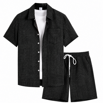 Men Summer Set [Shirt + Free Shorts]