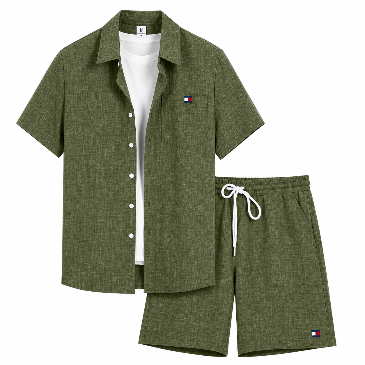 Men’s Summer Set [Shirt + Free Shorts]
