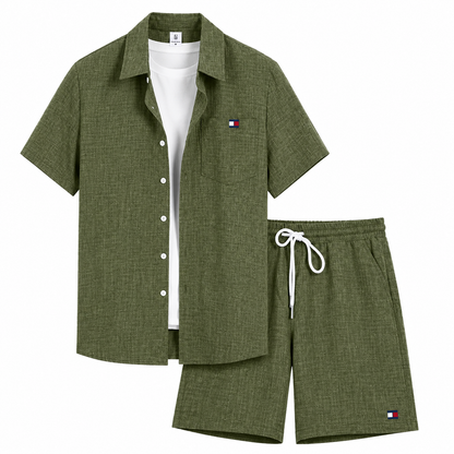 Men’s Summer Set [Shirt + Free Shorts]