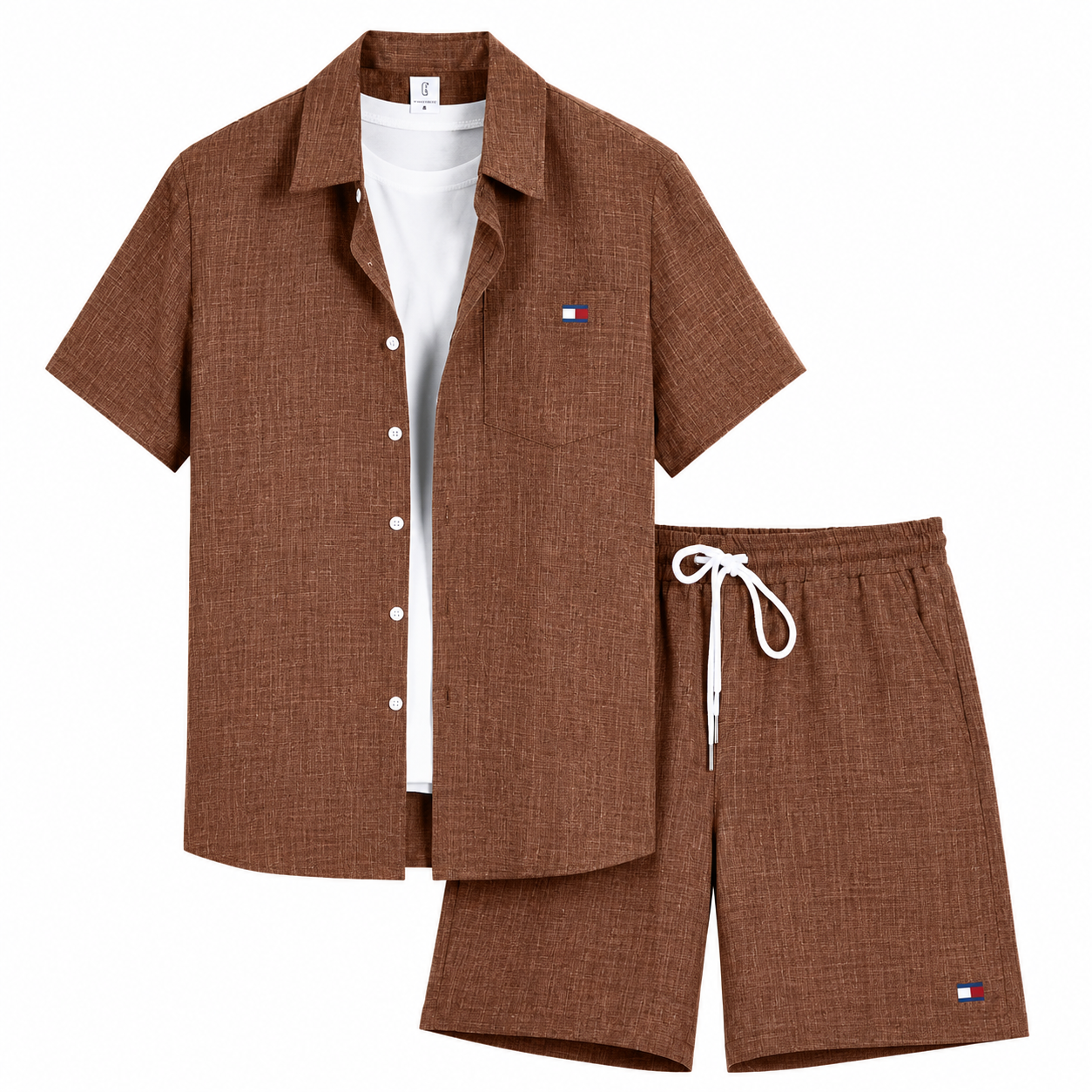Men’s Summer Set [Shirt + Free Shorts]